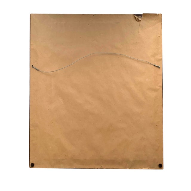 Mid 20th Century Painting of Scholar Oil on Canvas Rabbi Portrait Signed Guszich in Frame For Sale In Tulsa - Image 6 of 6