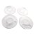 1980s Williams Sonomas Grande Cuisine Lot of Four Divided White Plates For Sale