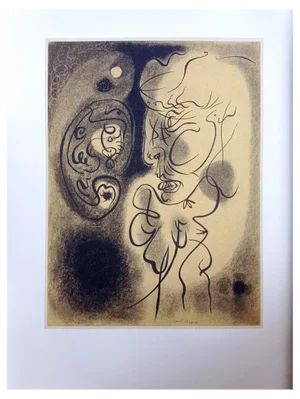 André Masson, Contemplation of the Abyss, Lithograph, 1981