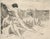 Raphaël Drouart, Before the Sea, Nude, 1920s, Etching For Sale - Image 3 of 12