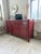 Vintage Red Lacquered Sideboard in Wood, 1970 For Sale - Image 6 of 18