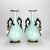 Pair Large Hand Painted & Gilt Old Paris Porcelain Egyptian Revival Vases C1880 For Sale - Image 9 of 10