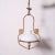 White Antique Art Nouveau Lantern Pendant, 1890s For Sale - Image 8 of 16