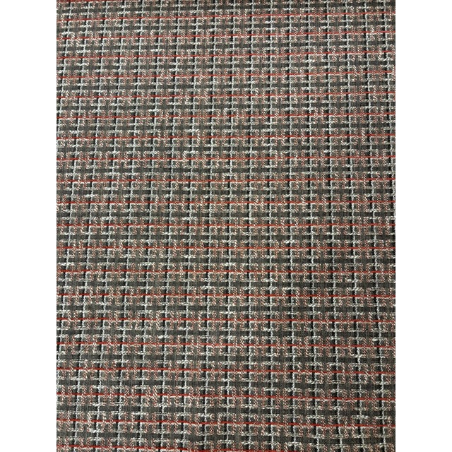 Nina Campbell's "Rodmell Chocolate Coral Fabric - 2 Yard Piece For Sale