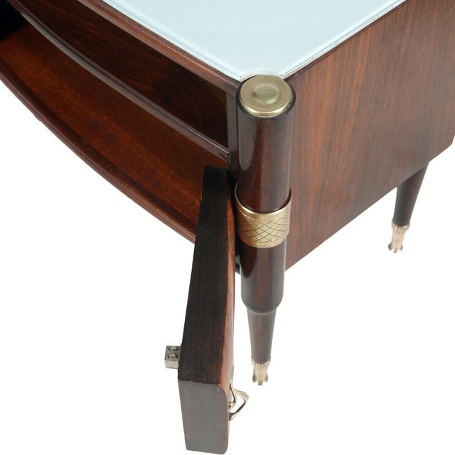 Metal Mid-Century Modern Nightstand by Pier Luigi Colli for Permanente Cantù For Sale - Image 7 of 13