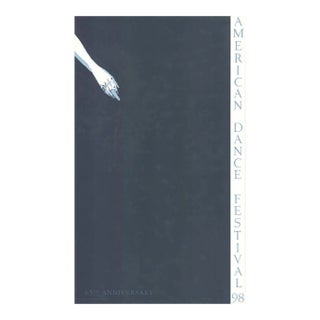 1998 Alex Katz 'American Dance Festival 1998' Pop Art Blue,White USA Lithograph For Sale