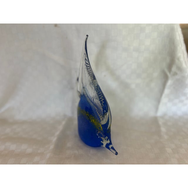 Murano Hand Blown Murano Glass Fish For Sale - Image 4 of 7