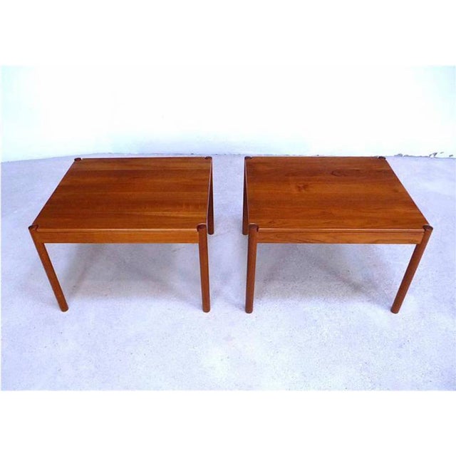 Teak Side Tables from Magnus Olesen, Set of 2 For Sale - Image 13 of 14