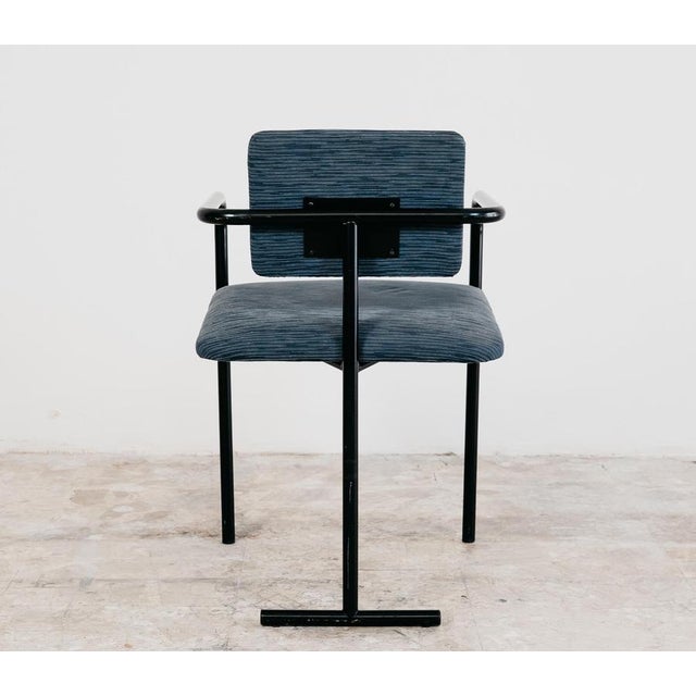 Vintage Postmodern Minimalist Armchair, 1980s For Sale - Image 4 of 13