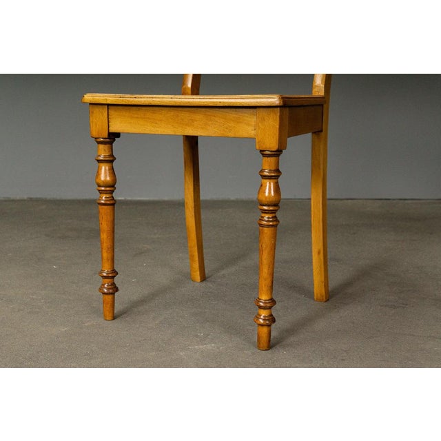 Biedermeier Chair in Birch For Sale - Image 15 of 18