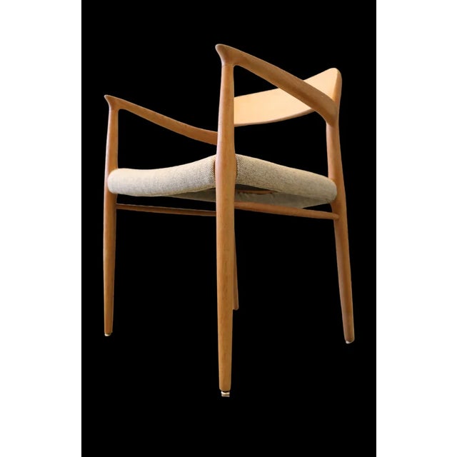 1950s Model 56 Chair in Oak by Niels O. Møller for J.L. Møllers, 1950s For Sale - Image 5 of 9