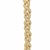Brass 14k Yellow Gold 9.5 Ct Natural Diamond Infinity Bracelet, 8 In For Sale - Image 8 of 11