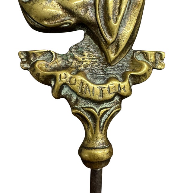Early 20th Century English Brass Pointer Corkscrew For Sale In Chicago - Image 6 of 7