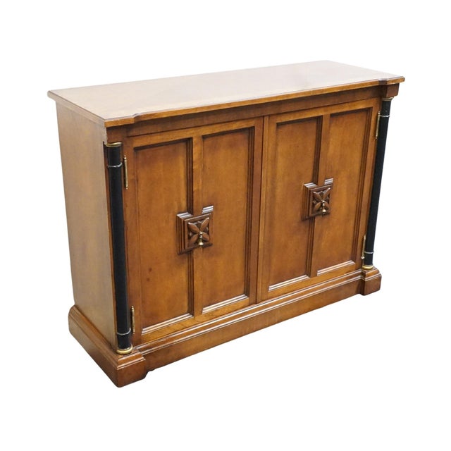 HIGH END VINTAGE Solid Cherry Italian Neoclassical 40" Accent Console Cabinet 30" High 40.5" Wide 14" Deep We specialize...