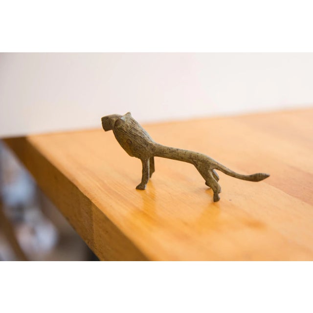 :: Vintage handmade African oxidized lion. Circa 1960s though possibly older, this piece has such incredible handmade...