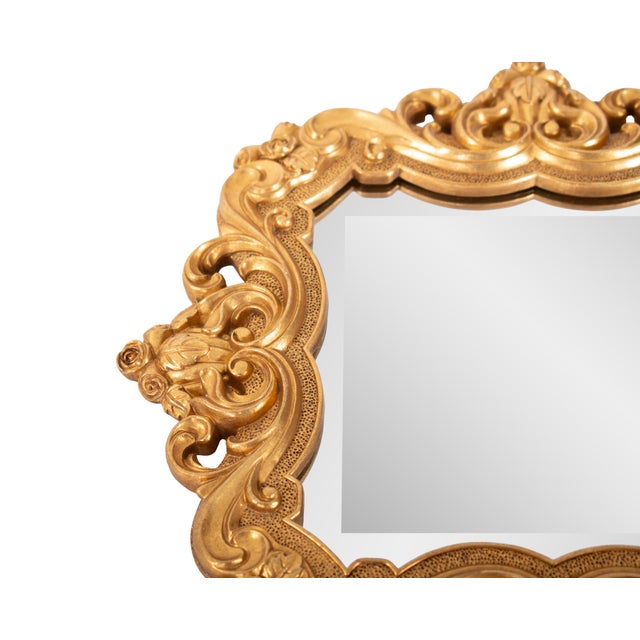 2020s French D' Amboise Collection of Gold Petite Mirrors- Square For Sale - Image 5 of 9