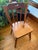 Farmhouse Vintage Arts and Crafts Style Wooden Spindle Back Side Chair For Sale - Image 3 of 12