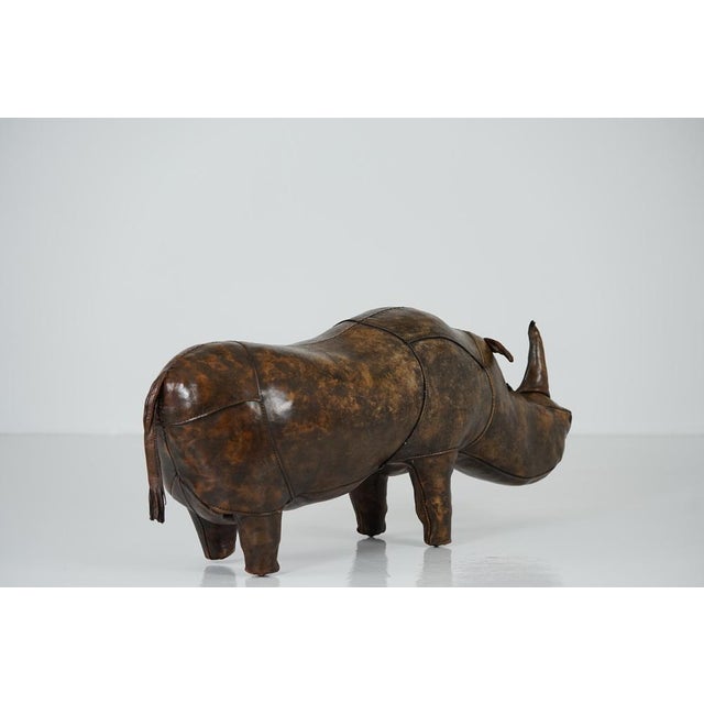 Rhinoceros by Dimitri Omersa (d. 1975). Omersa has been producing stools in the shape of leather animals since 1927. from...