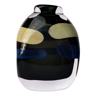 Kaiho III Vase in Mouthblown Glass by Pia Wüstenberg For Sale