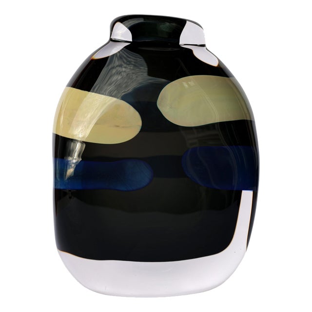 Kaiho III Vase in Mouthblown Glass by Pia Wüstenberg For Sale