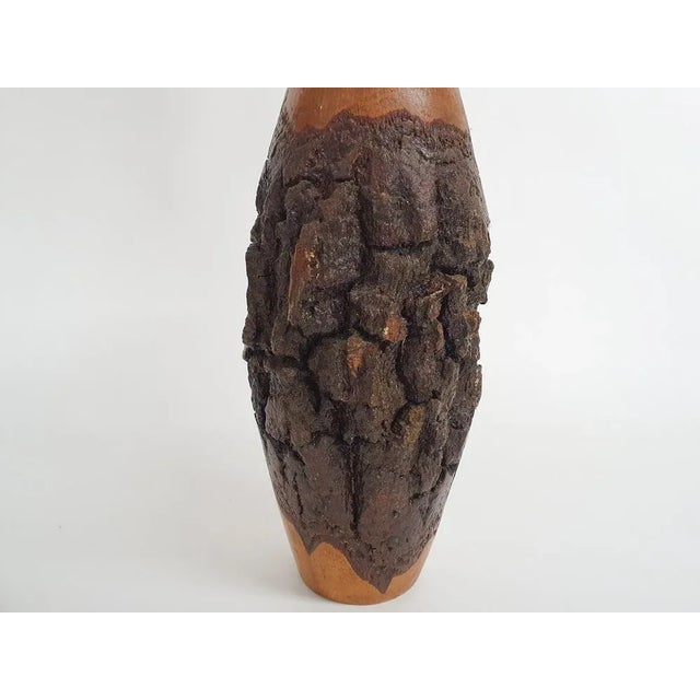 1970s Wabi-Sabi Wooden Vase, 1970s For Sale - Image 5 of 6