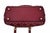 Burgundy Christian Dior Medium Lady Dior Cannage Studded Burgundy Leather Bag With Strap For Sale - Image 8 of 12