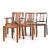 Mid-Century Modern Edward Wormley for Dunbar Mid Century Cane and Bleached Mahogany Dining Chairs - Set of 6 For Sale - Image 3 of 10