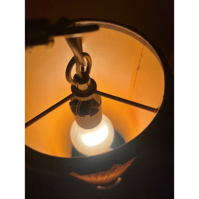 1960s Mid-Century Modern 3-Lantern Tension Pole Lamp For Sale - Image 11 of 15