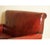 Brown Victorian Gentleman's Club Sofa in Hand-Dyed Burgundy Leather For Sale - Image 8 of 13