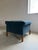 Rare Charles McMurray Architect-Designed Geometric Form Lounge Chair in Mohair For Sale - Image 9 of 12