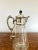 Mid 19th Century Victorian Glass and Silver Plated Claret Jug, 1860s For Sale - Image 5 of 10