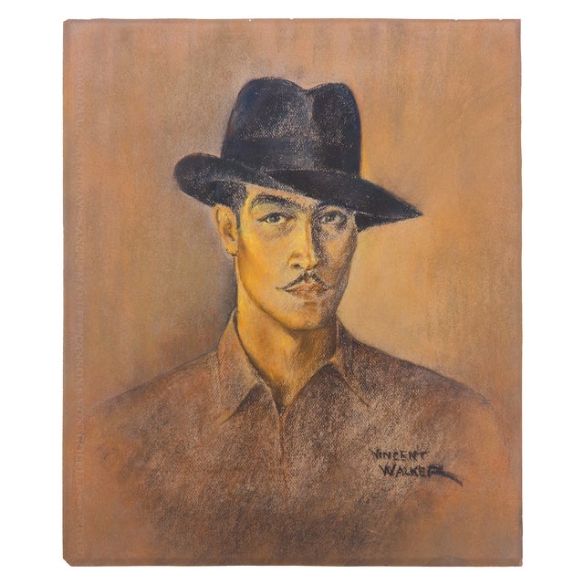 Why This Work Matters This self-portrait gives a face to Vincent A. Walker, an artist and cofounder of the Dutchess County...