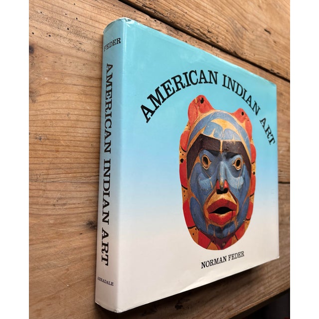 Vintage hardcover copy of American Indian Art by Norman Feder, a richly illustrated reference exploring the art and...