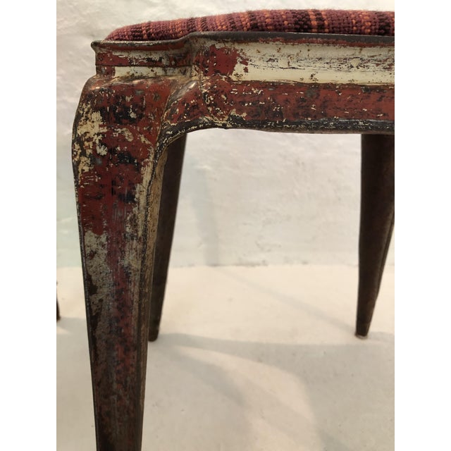 Industrial Stackable Stool from Tolix, France, 1930s For Sale - Image 3 of 8