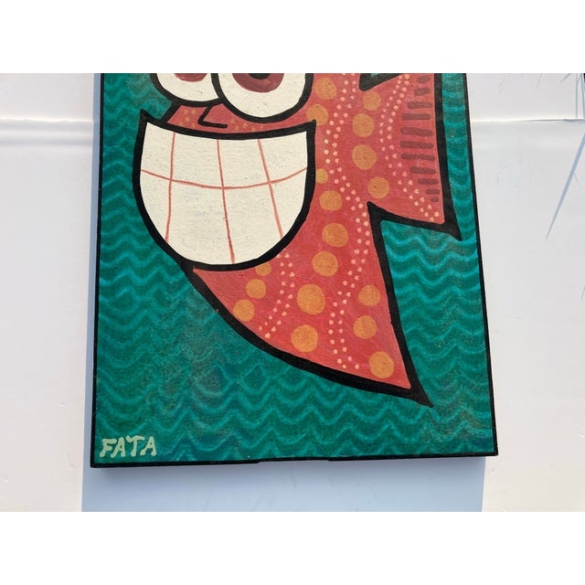 Boston Outsider Art Signed Fata For Sale - Image 4 of 6