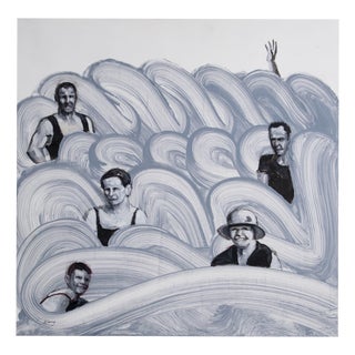 Dave King, Party, 2000s, Oil on Aluminum Panel For Sale