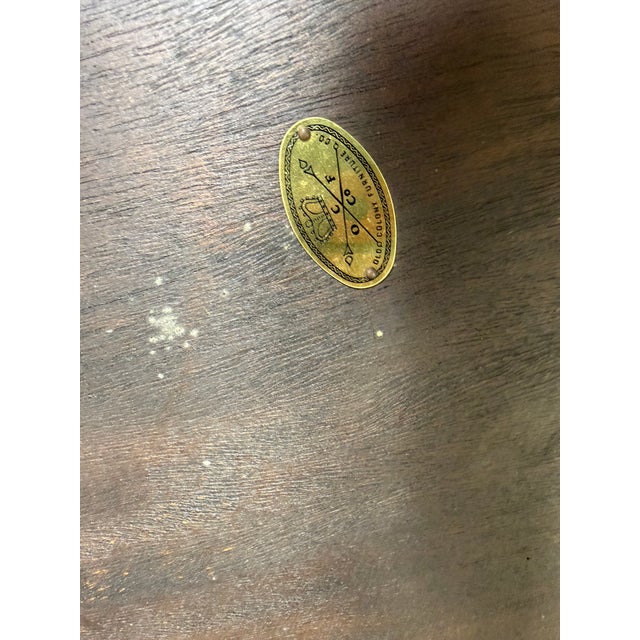 Vintage French Empire Style Side Table With Burlwood Top by Old Colony Furniture For Sale - Image 11 of 12