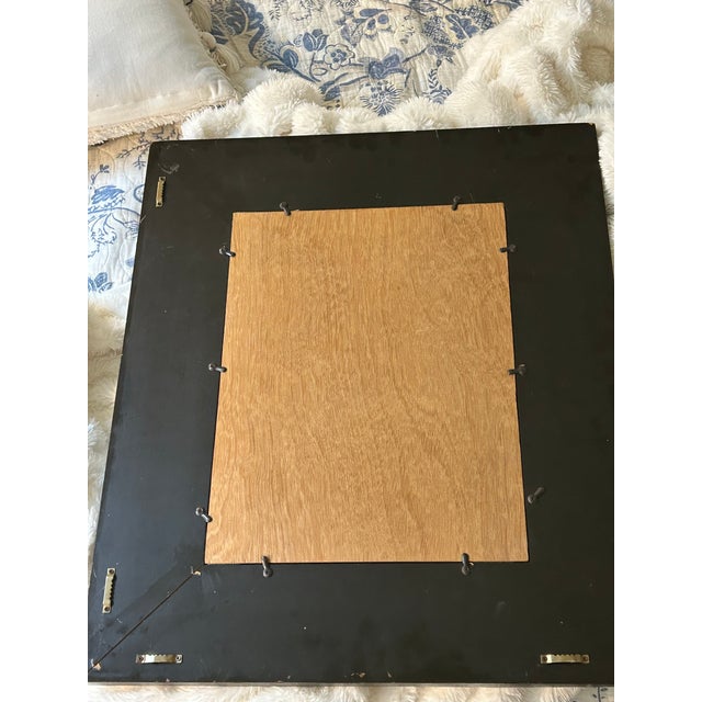 Vintage Bamboo and Reed Wall Mirror For Sale - Image 4 of 6