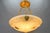 Gold Large Neoclassical Style Alabaster and Bronze Pendant Light, 1890s For Sale - Image 8 of 18