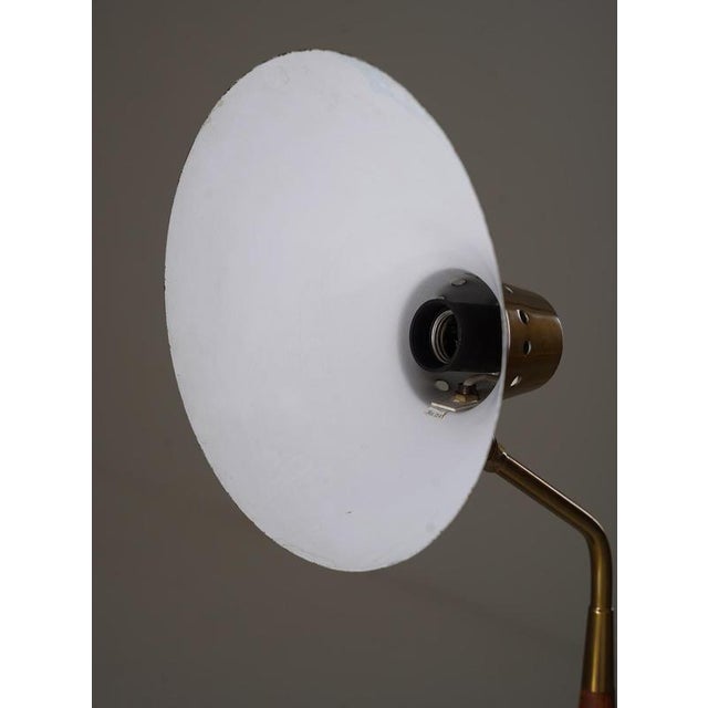 Mid-Century Modern Midcentury Swedish Table Lamp in Perforated Brass, 1940s For Sale - Image 3 of 10