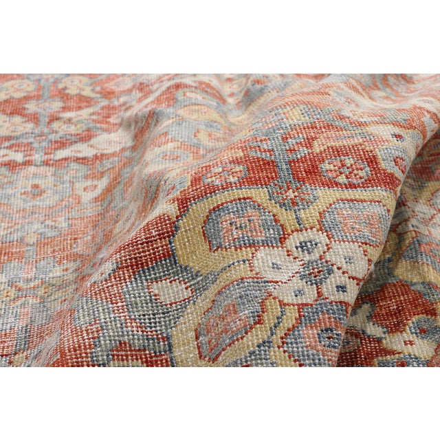 Antique Persian Mahal Rug, 08'00 X 12'07 For Sale In Dallas - Image 6 of 10