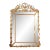 Large French Giltwood Rococo Carved Mirror With Palm Fronds, Mid 19th C. For Sale