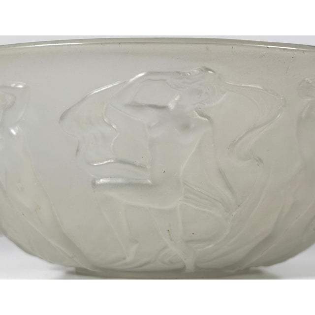 Glass Consolidated Glass Dancing Nymphs Bowl by Reuben Haley c.1926-1932 For Sale - Image 7 of 14