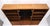 Wood 3 Bay Mid-Mentury Modern Walnut Glass Doors Bookcase Wall Unit Curio Cabinet For Sale - Image 7 of 18