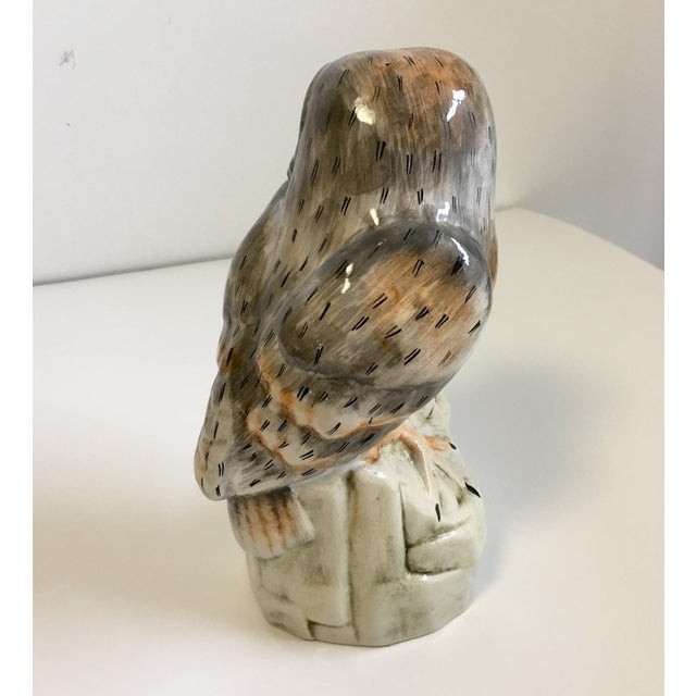 Italian Ceramic Owl Sculpture Chairish
