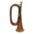 Late 19th Century English Copper and Brass Bugle For Sale