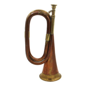 Late 19th Century English Copper and Brass Bugle