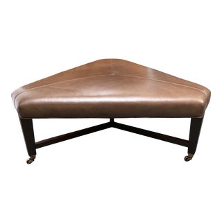 Custom Design Leather Triangle Ottoman For Sale