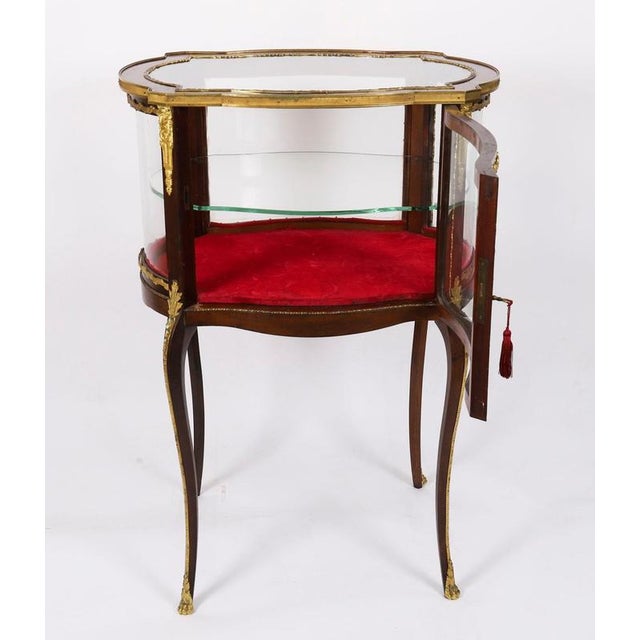 Antique Ormolu Mounted Bijouterie Display Cabinet, 19th Century For Sale - Image 3 of 18