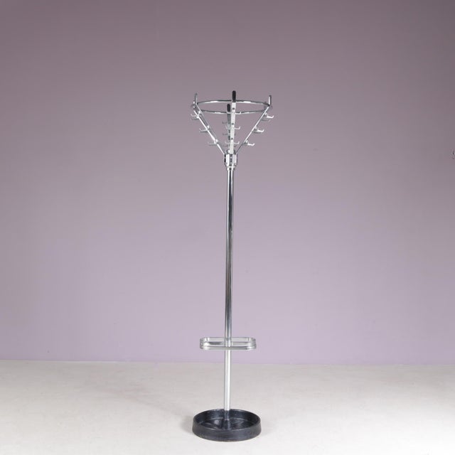 Black Free-Standing Coat Rack, Netherlands, 1960s For Sale - Image 8 of 8